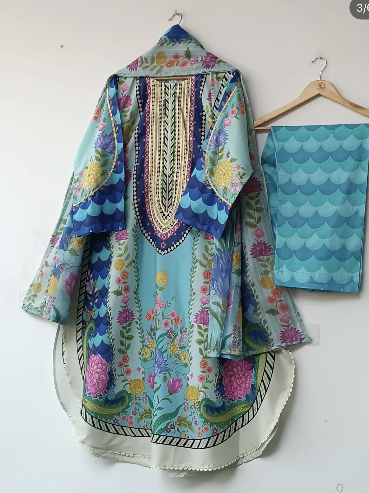 3 PC Premium Pure Lawn Fabric