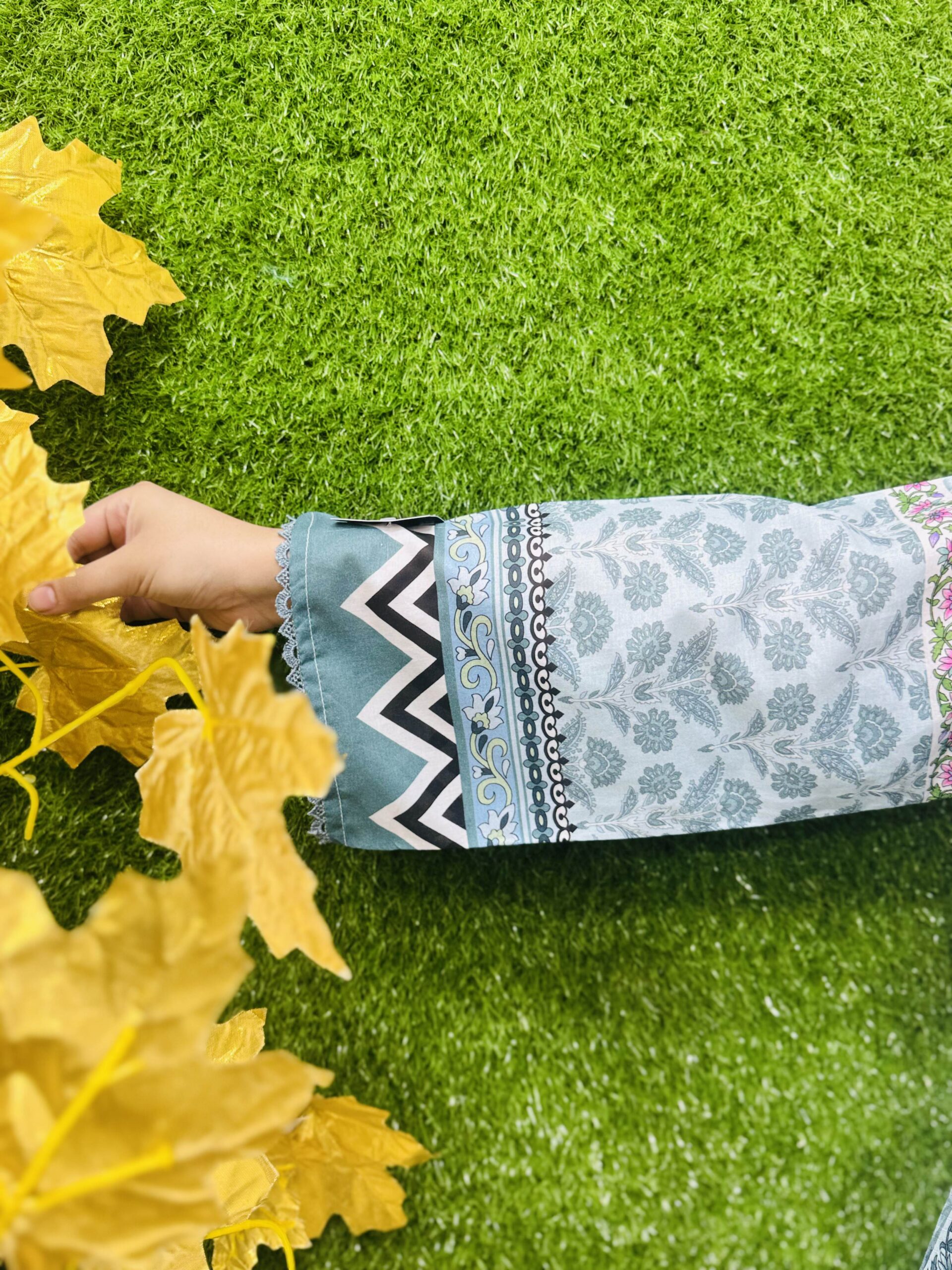 3 PC Printed Lawn Fabric - Image 3