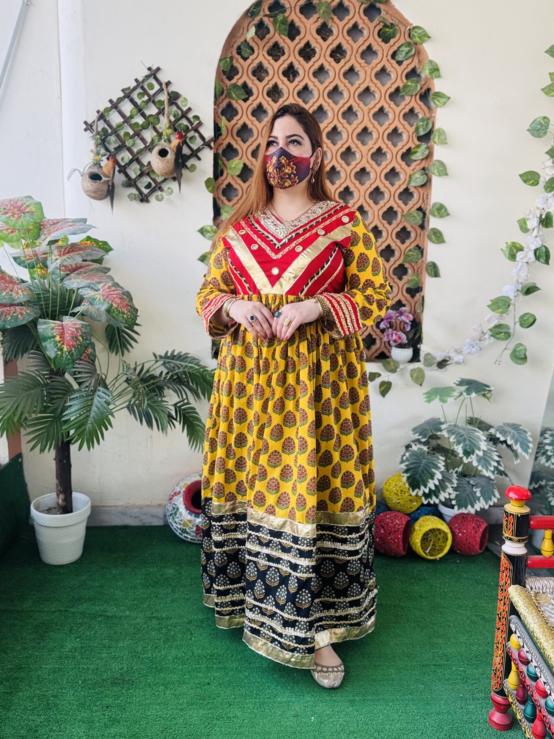 2 PC Printed Lawn Fabric