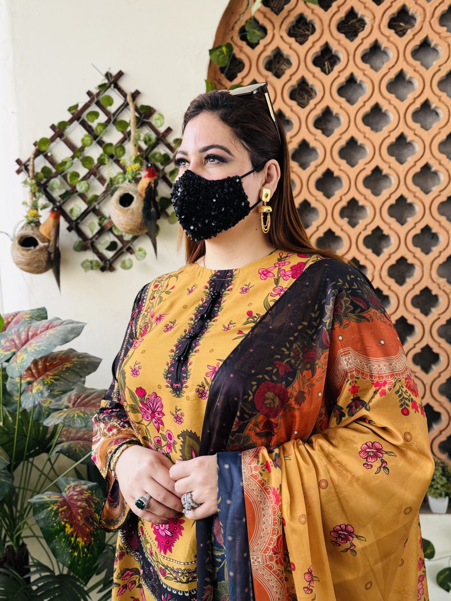 3 PC Printed Lawn Fabric - Image 5