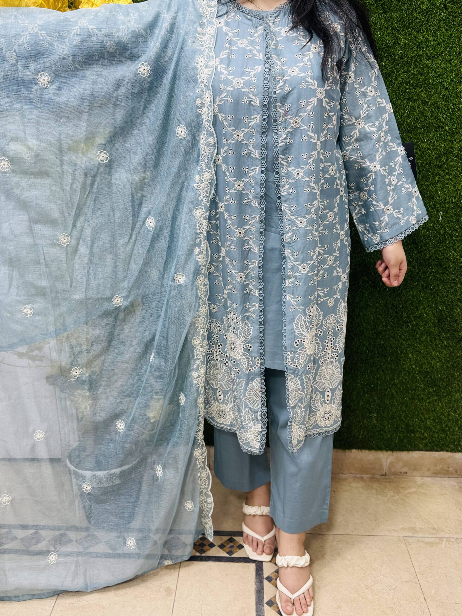 3 PC Printed Lawn Fabric