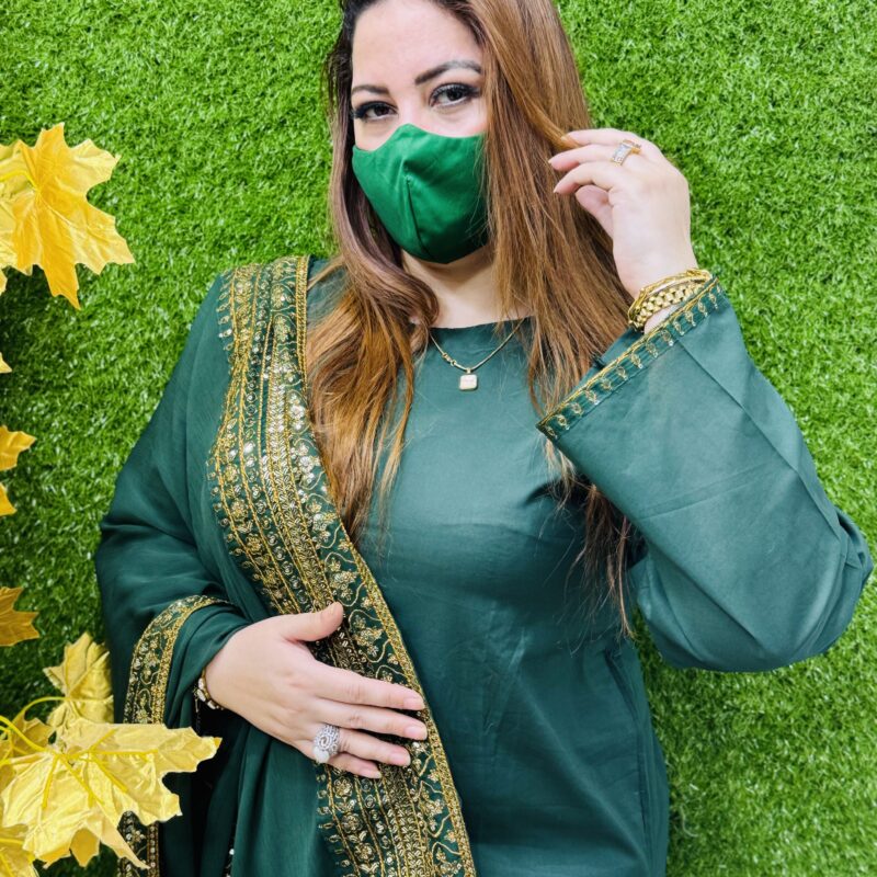 3 PC Embroidery Lawn Fabric