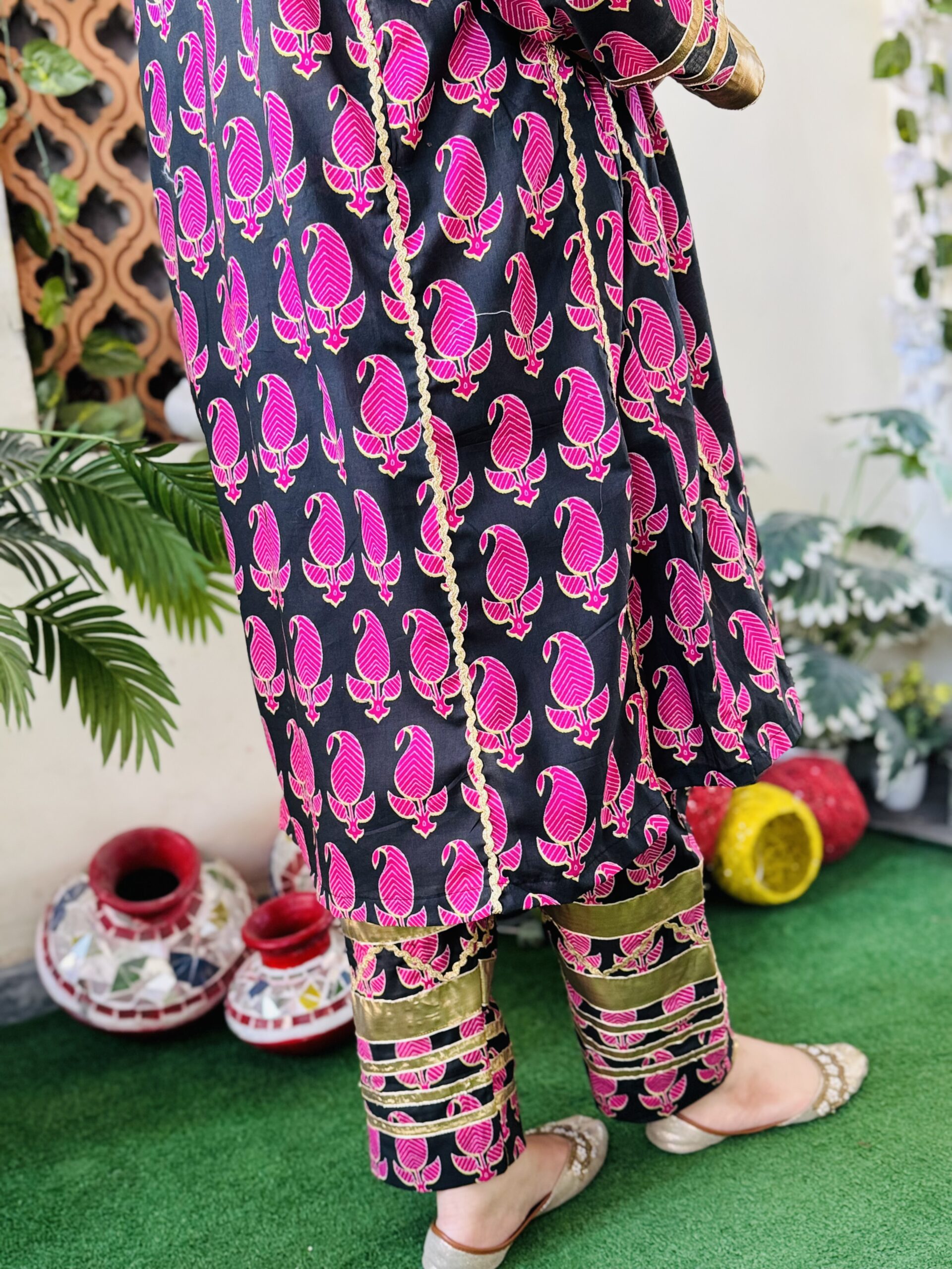 2 PC Embroidery Printed Lawn Fabric - Image 6