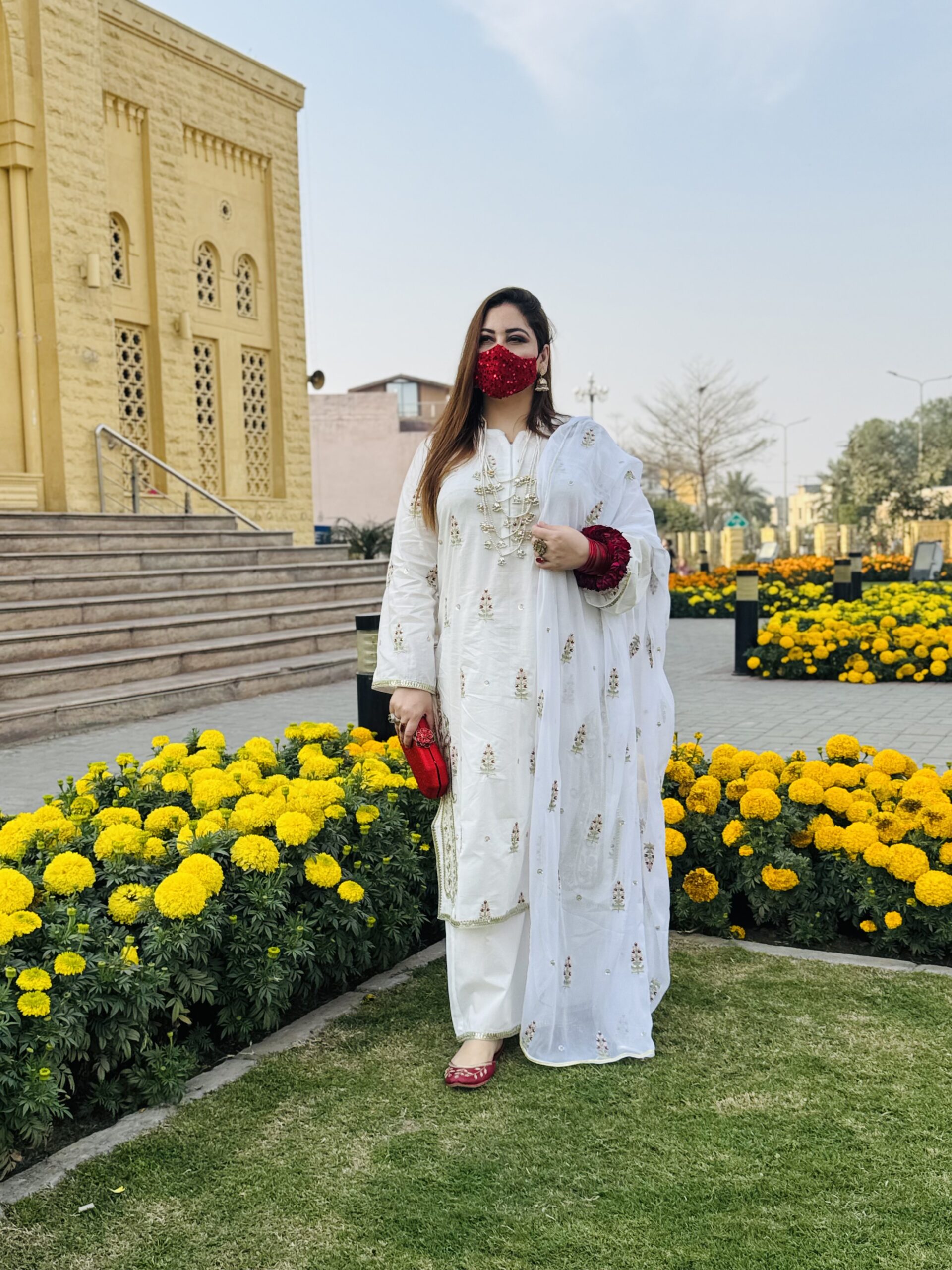 3 PC Embroidery Lawn Fabric