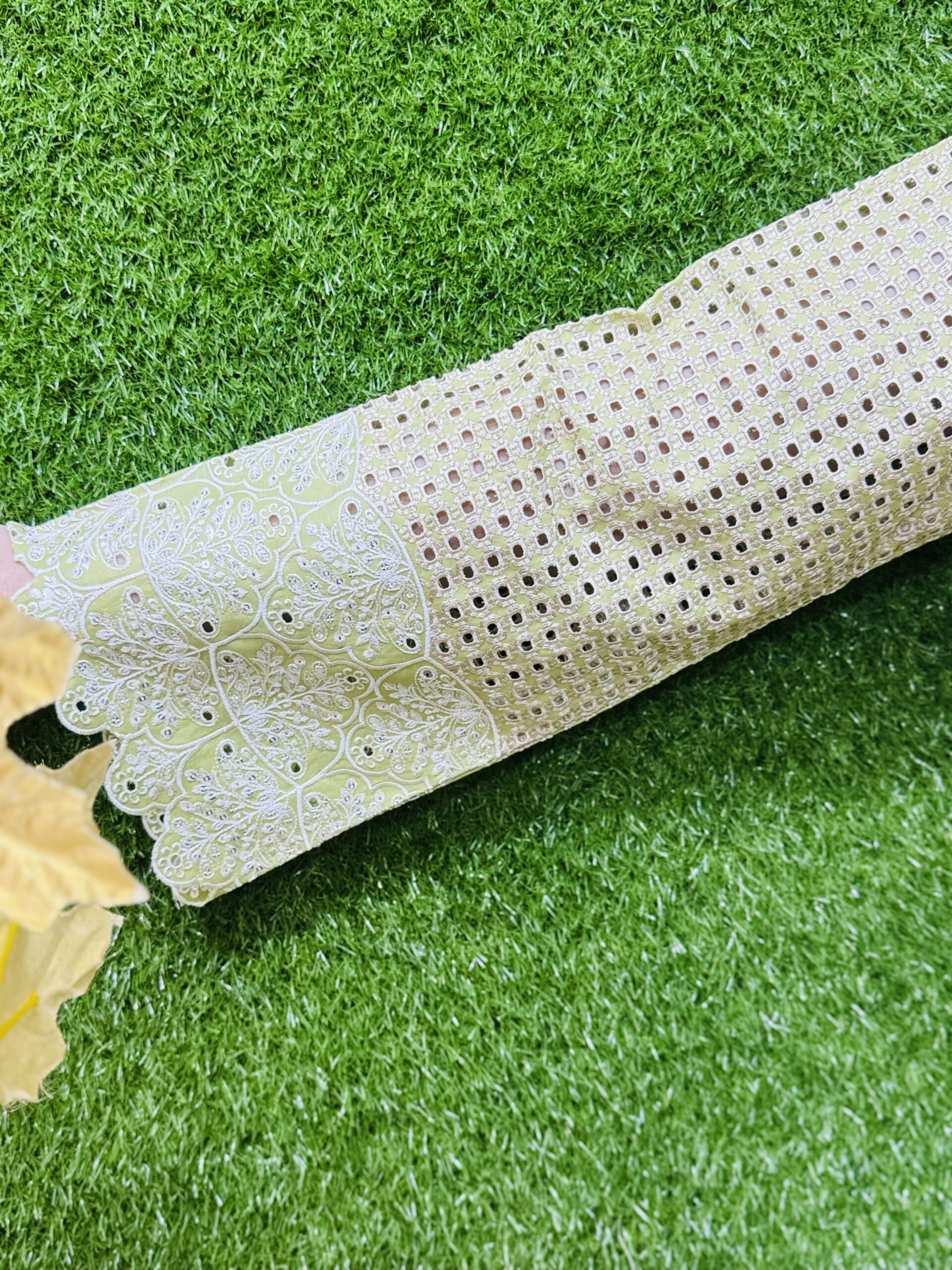 3 Pc Embroidery Lawn Fabric - Image 4